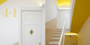 Acceso apartamentos Unihabit Barcelona Gràcia