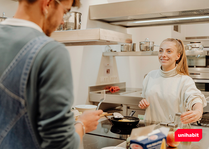 actividades cocina habitaciones estudiantes Barcelona
