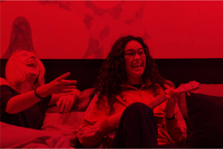 Espacio central y zona de estar